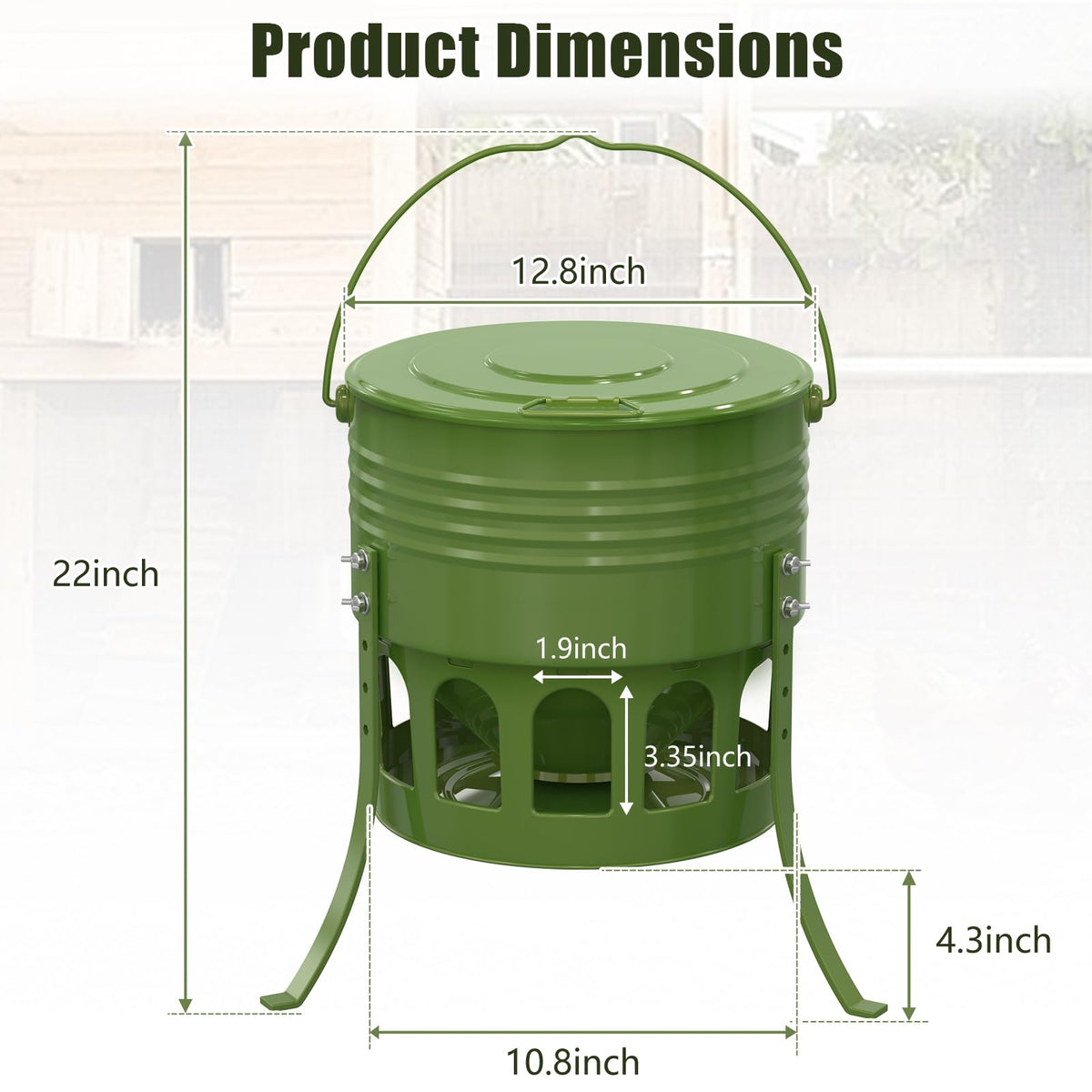 SprintGy automatic feeder 12 ports, side-angle, steady feeding with reduced waste.