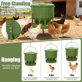 SprintGy spill-proof gravity feed reduces waste and keeps feed clean.