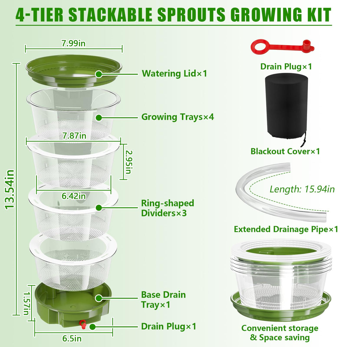 SprintGy ventilation ports shown for improved airflow supporting steady germination.