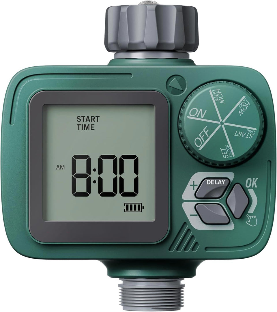 Sprobil Sprinkler Timer with clear LCD display for precise watering schedules