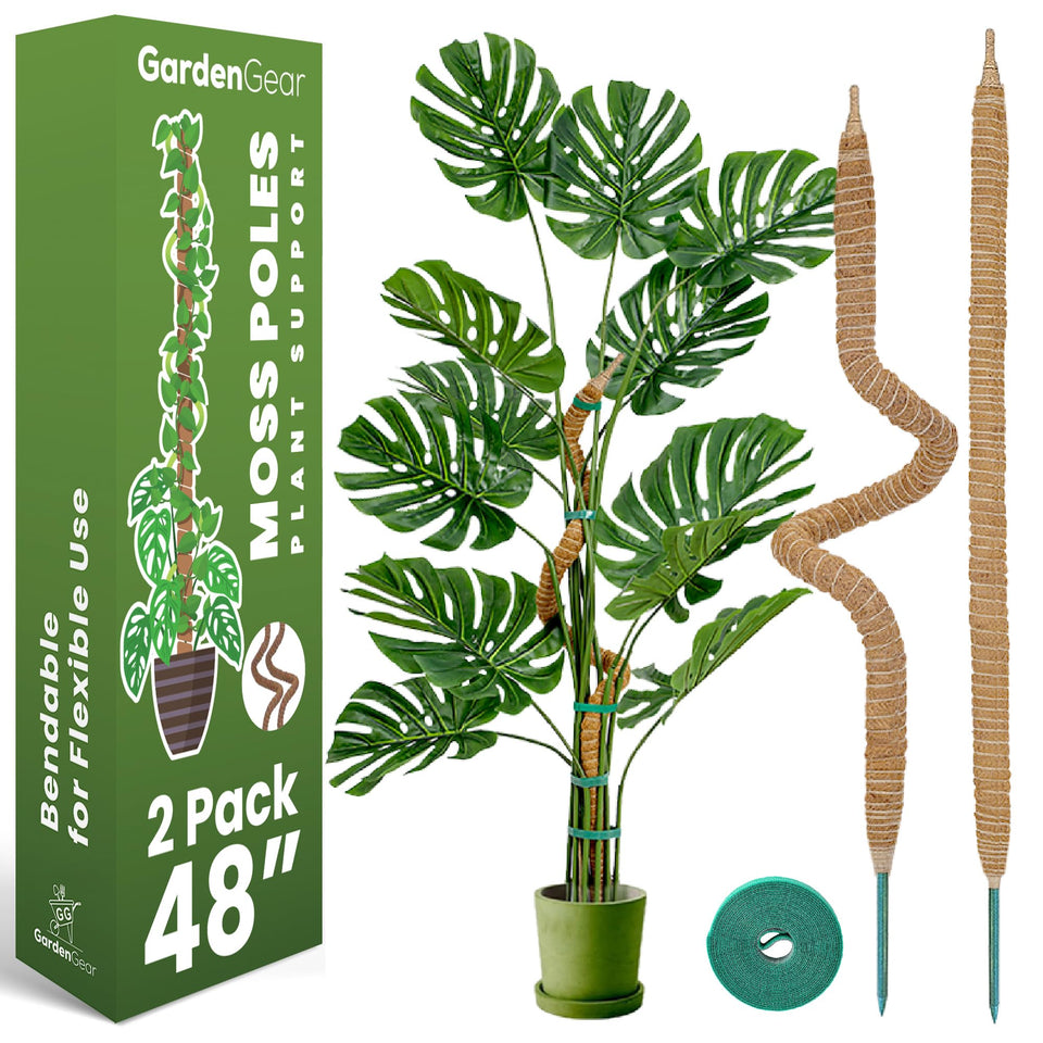 Sproot 2-pack 48in bendable moss poles support Monstera climbers