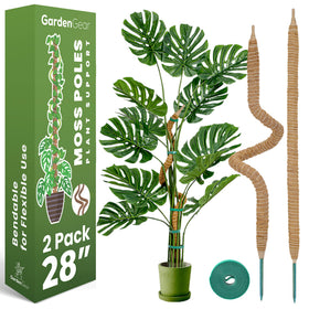 Sproot two-pack 28-inch moss poles provide sturdy vertical plant support