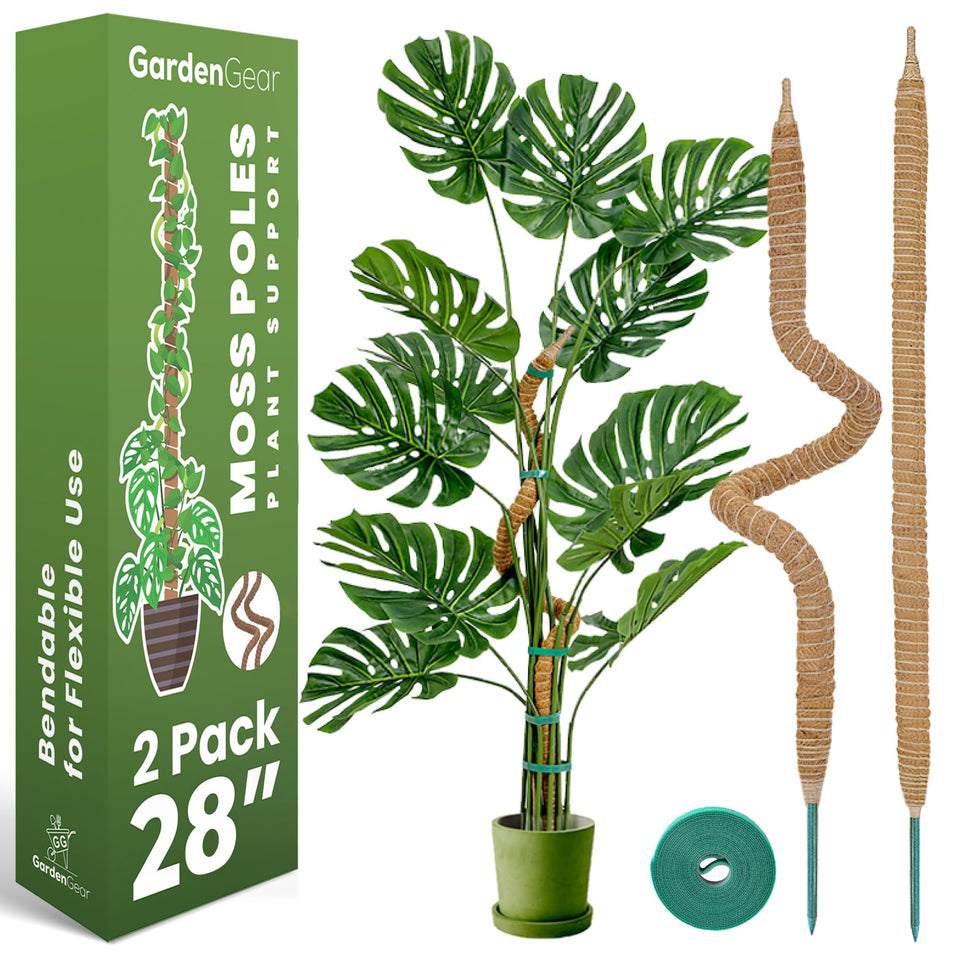 Sproot two-pack 28-inch moss poles provide sturdy vertical plant support