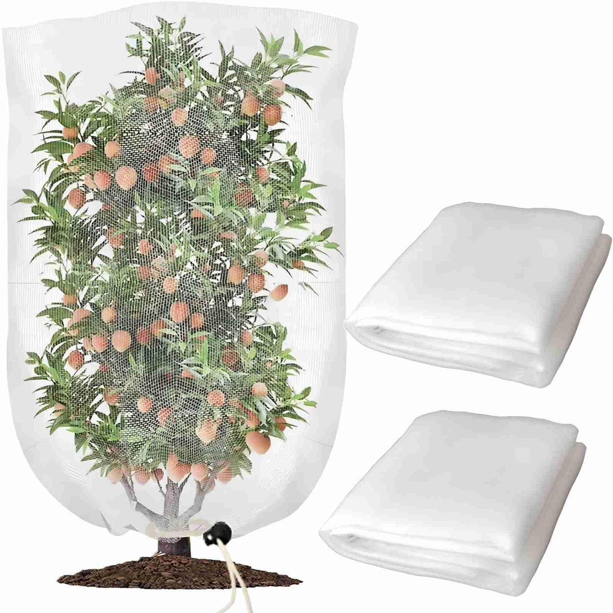Sprthrd eco-friendly reusable protection net supports sustainable gardening.