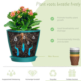 SQKH 6inch pot matte finish design adds contemporary home décor style