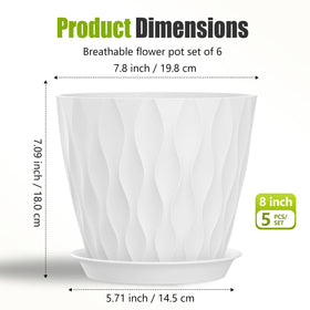 SQKH versatile pots available in multiple colors for indoor or outdoor decor