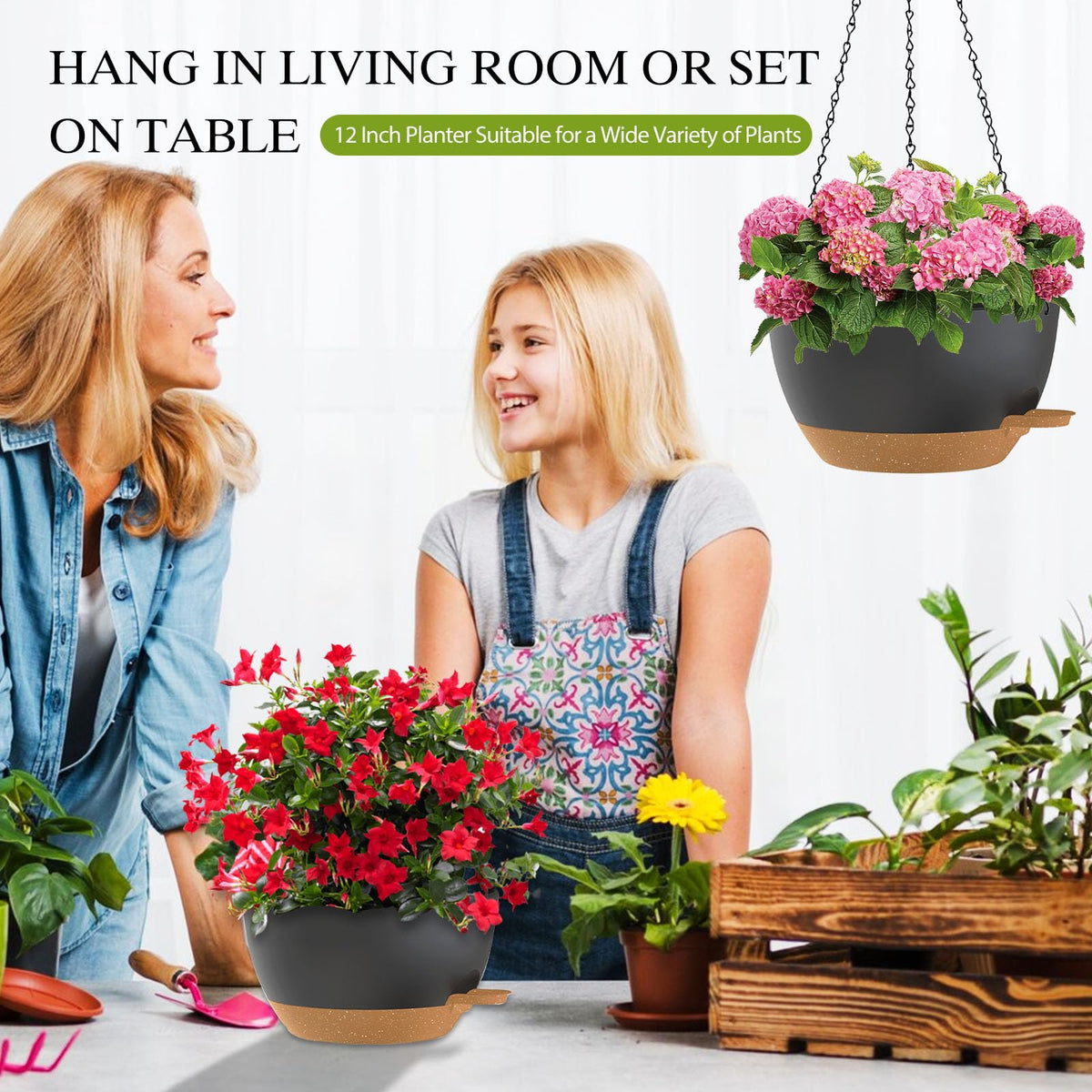 SQKH package includes two pots and two chain racks
