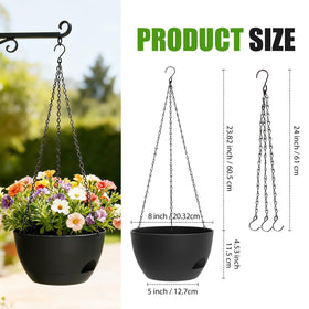 SQKH self-watering compartment keeps plant soil moist for weeks