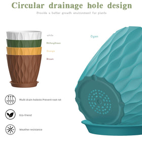 SQKH tray catches overflow water for easy cleanup after watering.