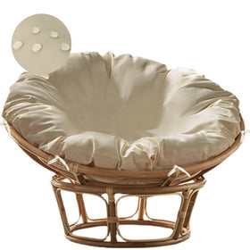 Sqodok Papasan beige cover on 50-inch cushion for outdoor or indoor use