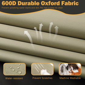 Sqodok Papasan cushion cover wear-resistant polyester fabric resists dirt and scratches.