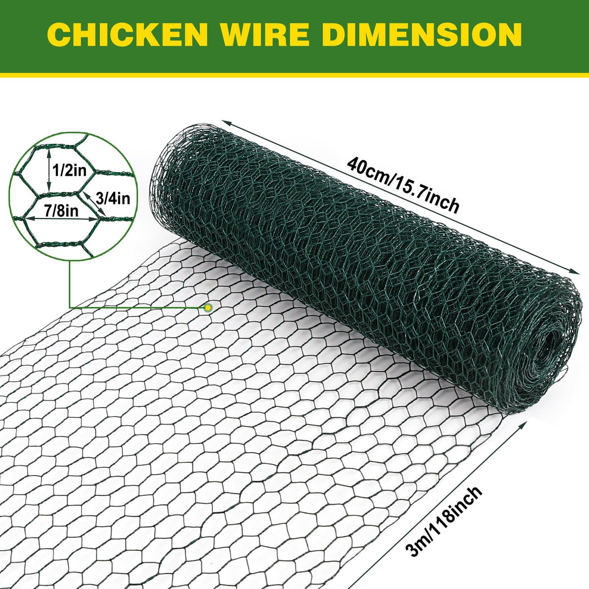 Srapwati flexible netting bends easily for creative floral designs.