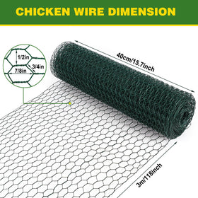 Srapwati flexible netting bends easily for creative floral designs.