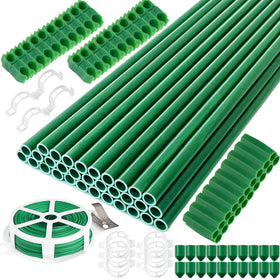 Srmayyi 16-inch fiberglass stake ready for durable plant support in gardens.