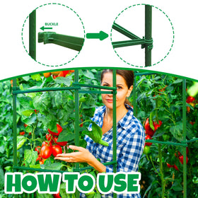 Srmayyi adjustable buckles provide easy re-tightening as vines grow.
