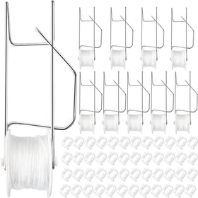 Srmayyi tomato hooks with string provide strong vine support.