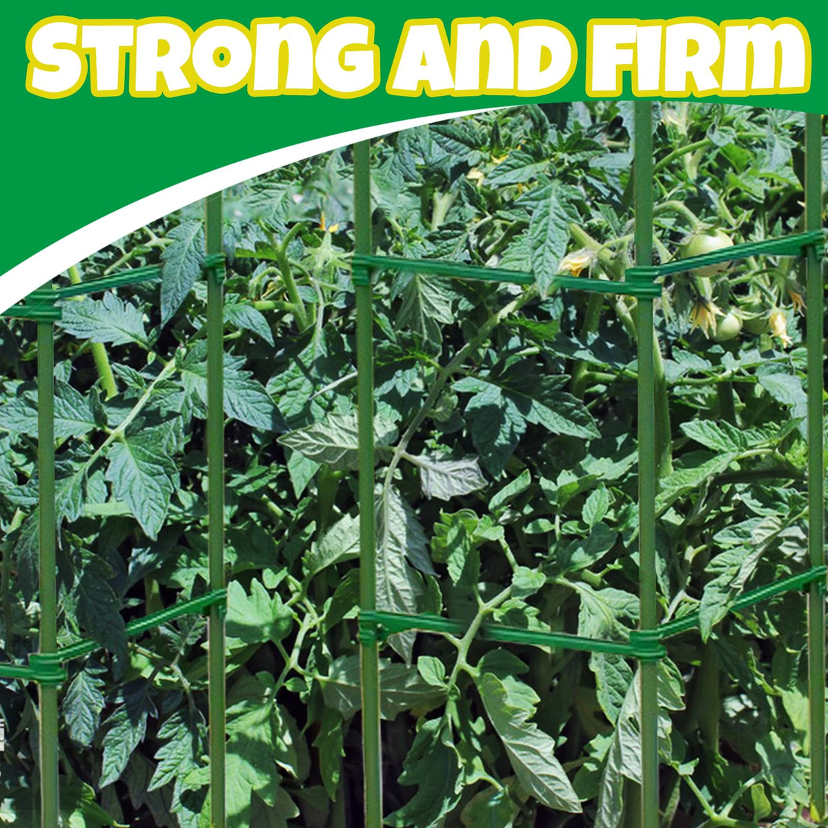 Srmayyi 11mm-diameter stakes compatible for outdoor garden setups.