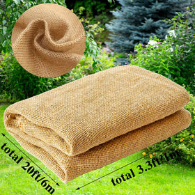 Srmayyi tree wrap burlap demonstrates durable protection for plants and temperature regulation.