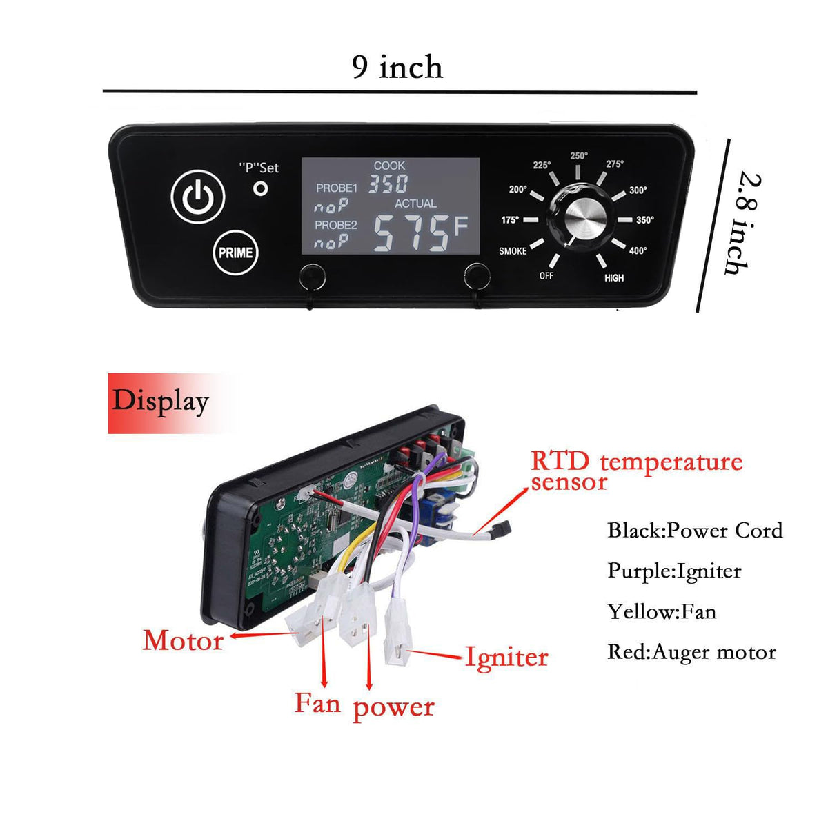 SROKIO meat probes and RTD sensor enable accurate meat temps during grilling.