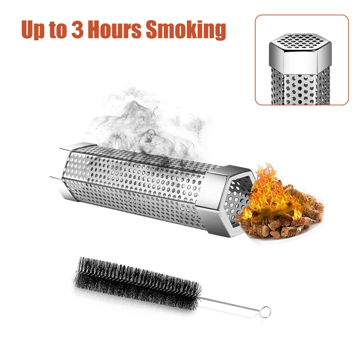 SROKIO pellet smoker accessory for wood pellet smoke