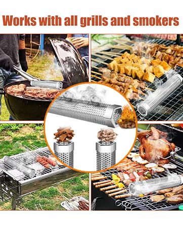 SROKIO smoke tube includes brush for easy cleaning