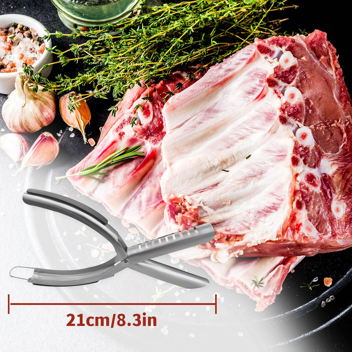 Srunsin rib membrane remover compact storage fits in any kitchen drawer.