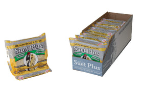 ST. ALBANS BAY SUET PLUS 12-pack box displaying packaging with 11 oz suet cakes