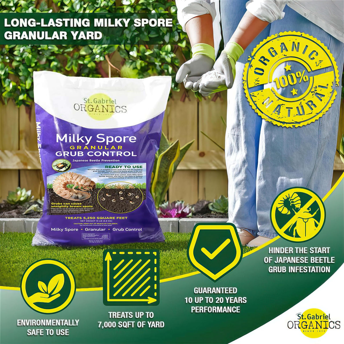 Product is safe for pets and supports wildlife-friendly landscapes