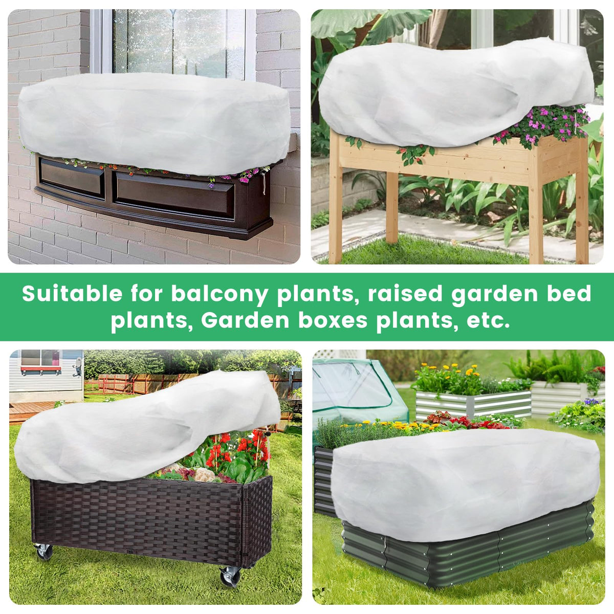Stadeco frost cloth helping deter birds and pests from garden beds