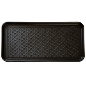 Stalwart 75-ST6012 boot tray with raised edge protects floors from spills.