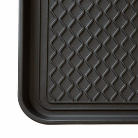Stalwart boot tray durable plastic resists scratches and cracking.