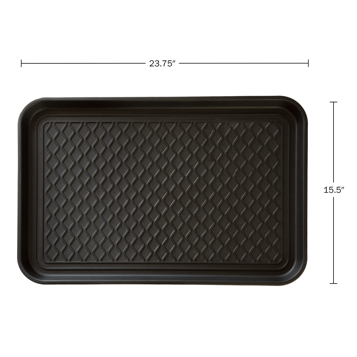 Stalwart boot tray entryway indoors outdoors helps reduce water damage.