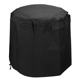 Stanbroil Big Easy cover on the fryer, weatherproof protection for outdoor use.