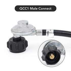 Stanbroil brass adapter with quick connect provides a secure, sealed tank-to-appliance link