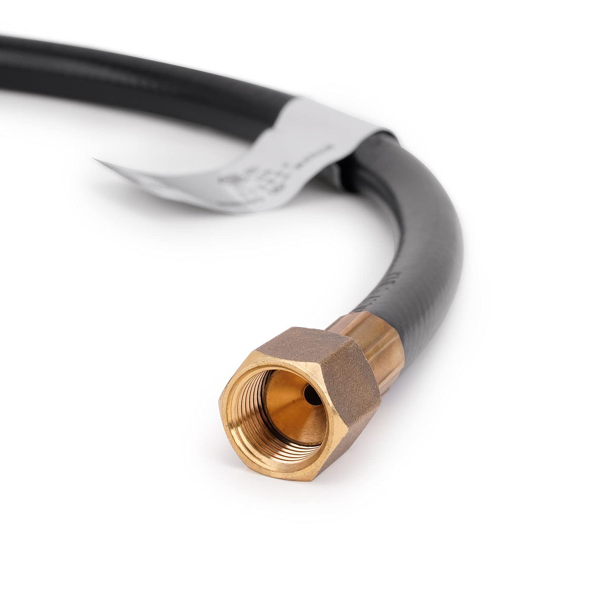 Stanbroil brass regulator closeup showing durable, leak resistant fittings
