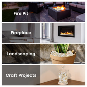 Stanbroil eco-friendly glass replaces wood for cleaner fire features