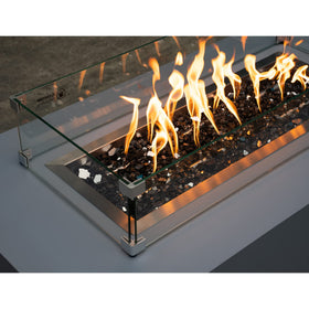Stanbroil eco-friendly fire glass replaces wood with stylish, low-maintenance bed