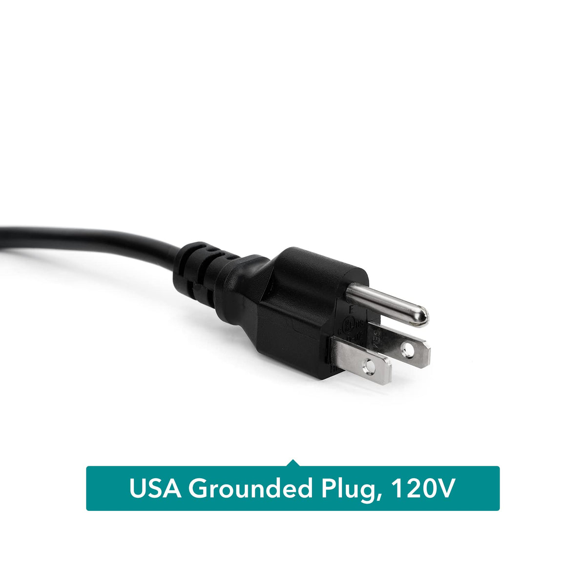 Stanbroil grounded 120V plug cord ensures proper grounding during cooking.