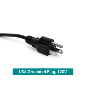 Stanbroil grounded 120V plug cord ensures proper grounding during cooking.