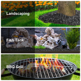 Stanbroil lava rock granules suit indoor or outdoor installations.