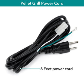 Stanbroil 8ft power cord for Pit Boss offers easy install and durable performance.