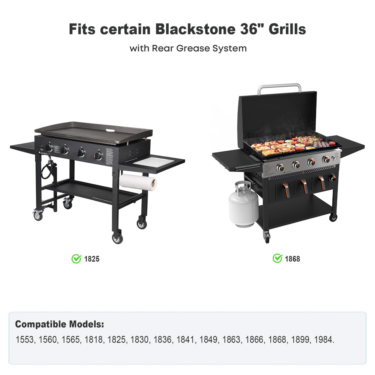 Stanbroil removable handles enable easy transport and repositioning
