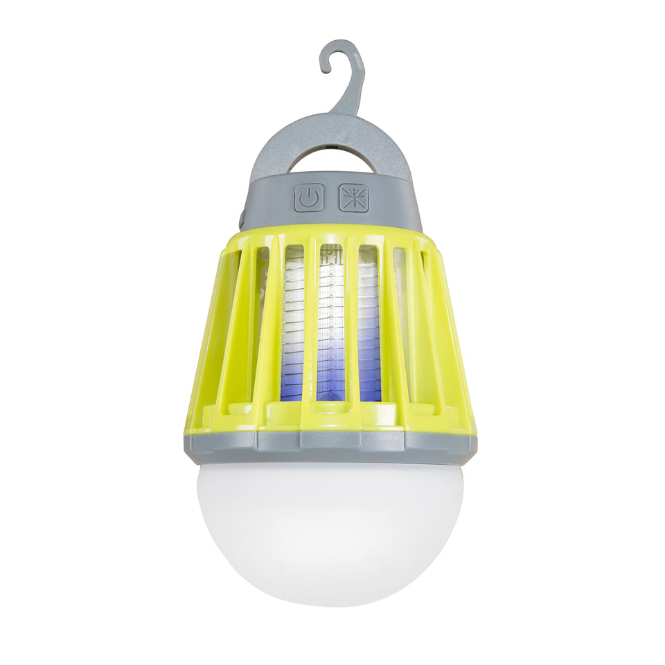 Stansport Insect Zapper & Lantern Assembly shows 2-in-1 camping versatility.