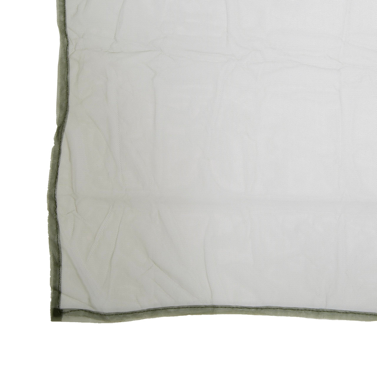 Stansport green netting sheets set up for camping use and outdoor protection