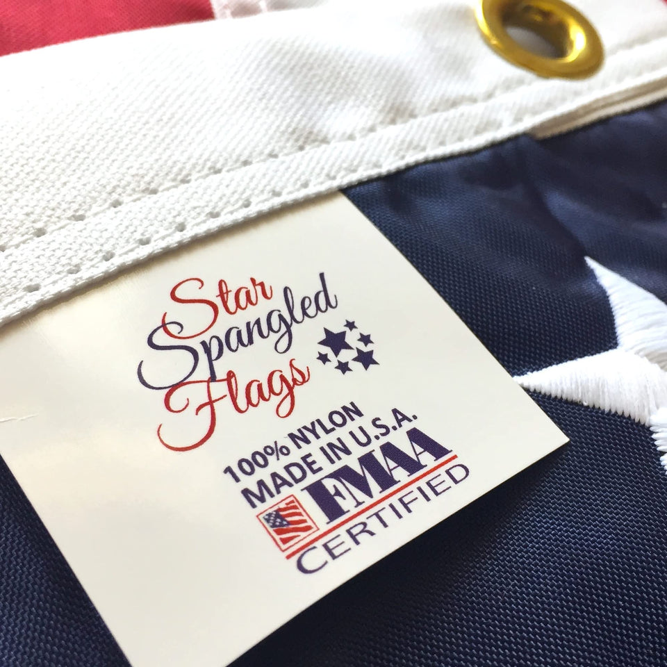 Star Spangled Flags 4x6 flag with embroidered stars for crisp, durable detail