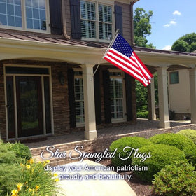 Star Spangled Flags heavy-duty nylon fabric for long-lasting performance.