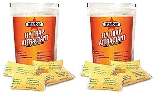 Starbar 16 pouches water-soluble for convenient refills and extended trap use.