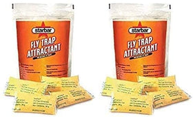 Starbar 16 pouches water-soluble for convenient refills and extended trap use.