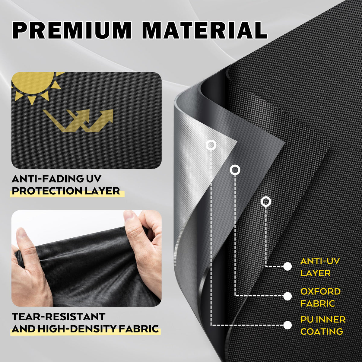 Starcrew waterproof shield with UV protection for Feasto cart.