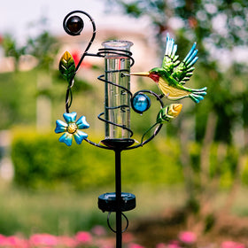 Stargarden rain gauge glass tube with clear scale for easy reading